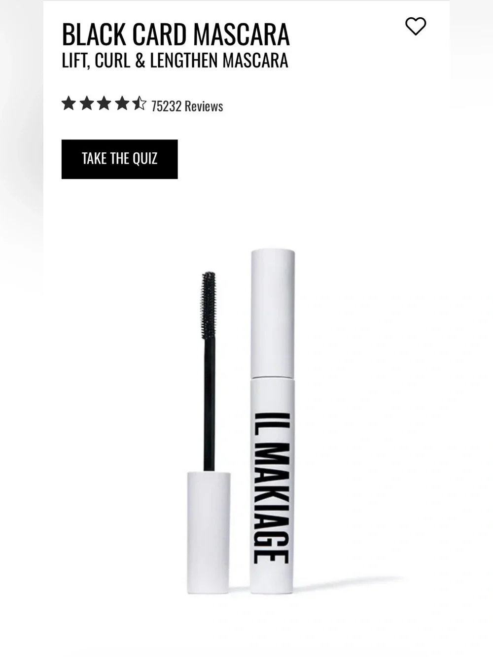 IL MAKIAGE Black Card Mascara